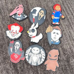 Croc Charms Horror Set